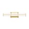Z-Lite Harrison Vanity, 1-Light, 18 In.W x 4 In.L x 4.75 In.H, Modern Gold/Frosted 1011-18W-MGLD-LED - alternate 6